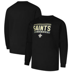 New Orleans Saints Profile Big & Tall Pop Long Sleeve T-Shirt - Black cheap