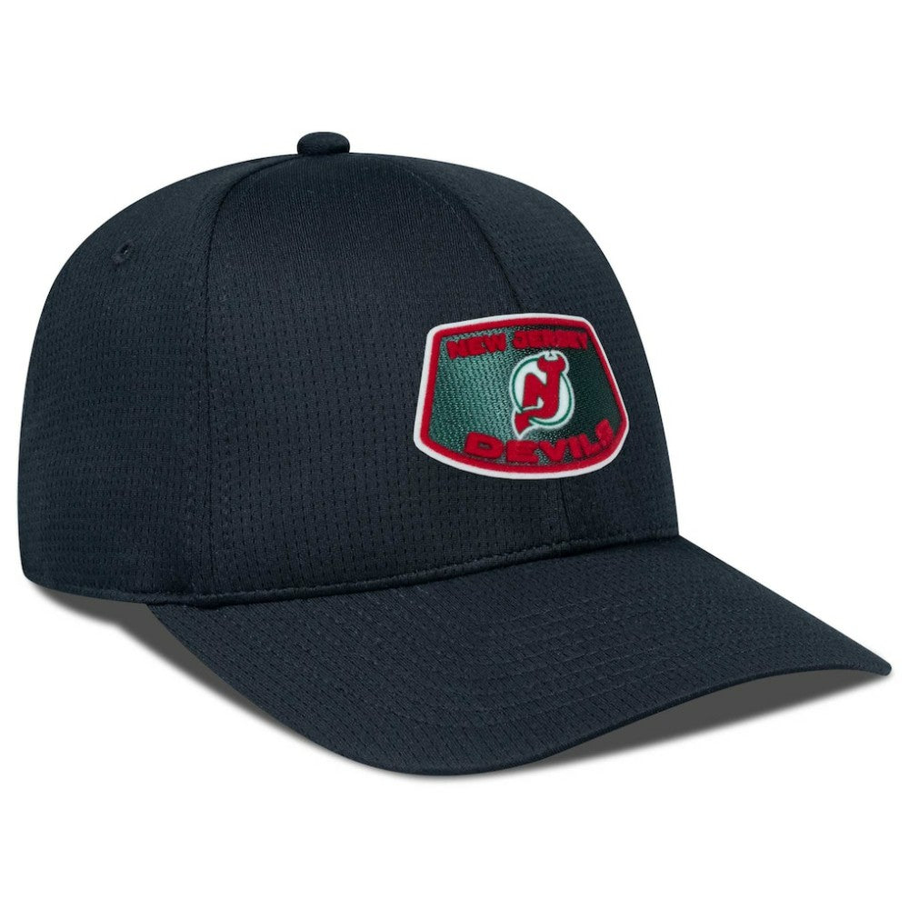 New Jersey Devils Levelwear Retro Skylight Zephyr Adjustable Hat - Black Jerseys