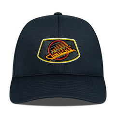 Vancouver Canucks Levelwear Retro Skylight Zephyr Adjustable Hat - Black Hats