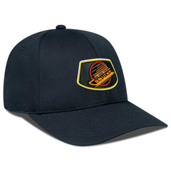 Vancouver Canucks Levelwear Retro Skylight Zephyr Adjustable Hat - Black Hats