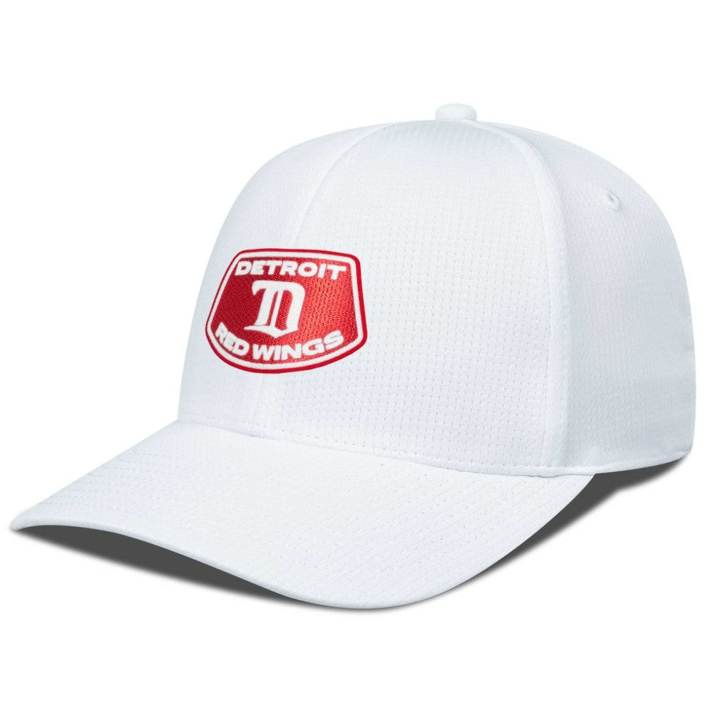 Detroit Red Wings Levelwear Retro Skylight Zephyr Adjustable Hat - White Hats