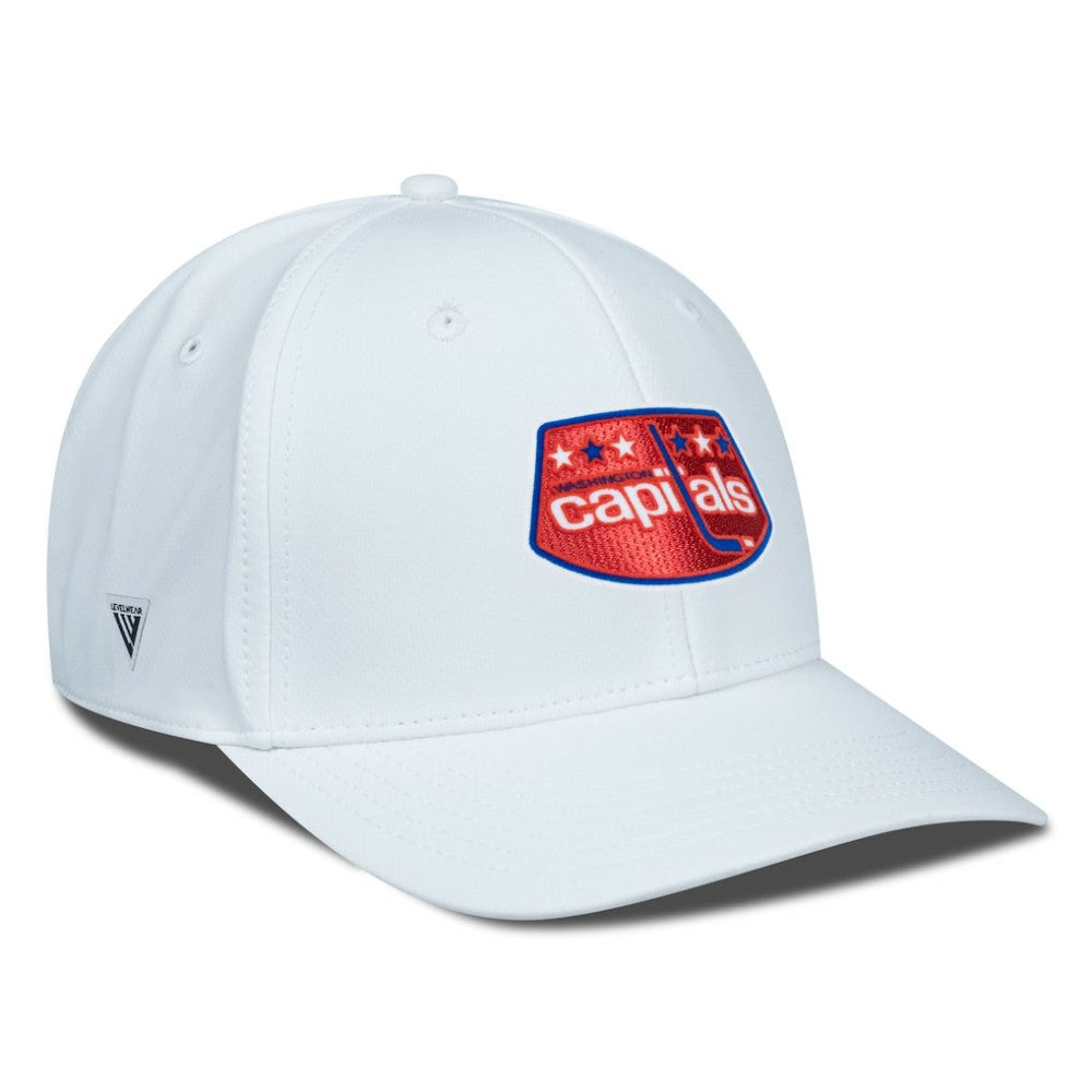 Washington Capitals Levelwear Retro Skylight Rise Flex Hat - White Hats