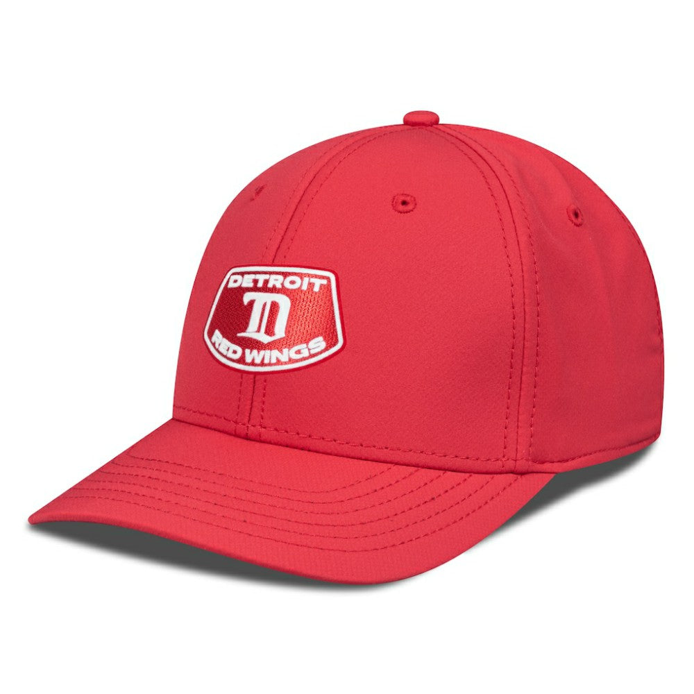 Detroit Red Wings Levelwear Retro Skylight Rise Flex Hat - Red Hats