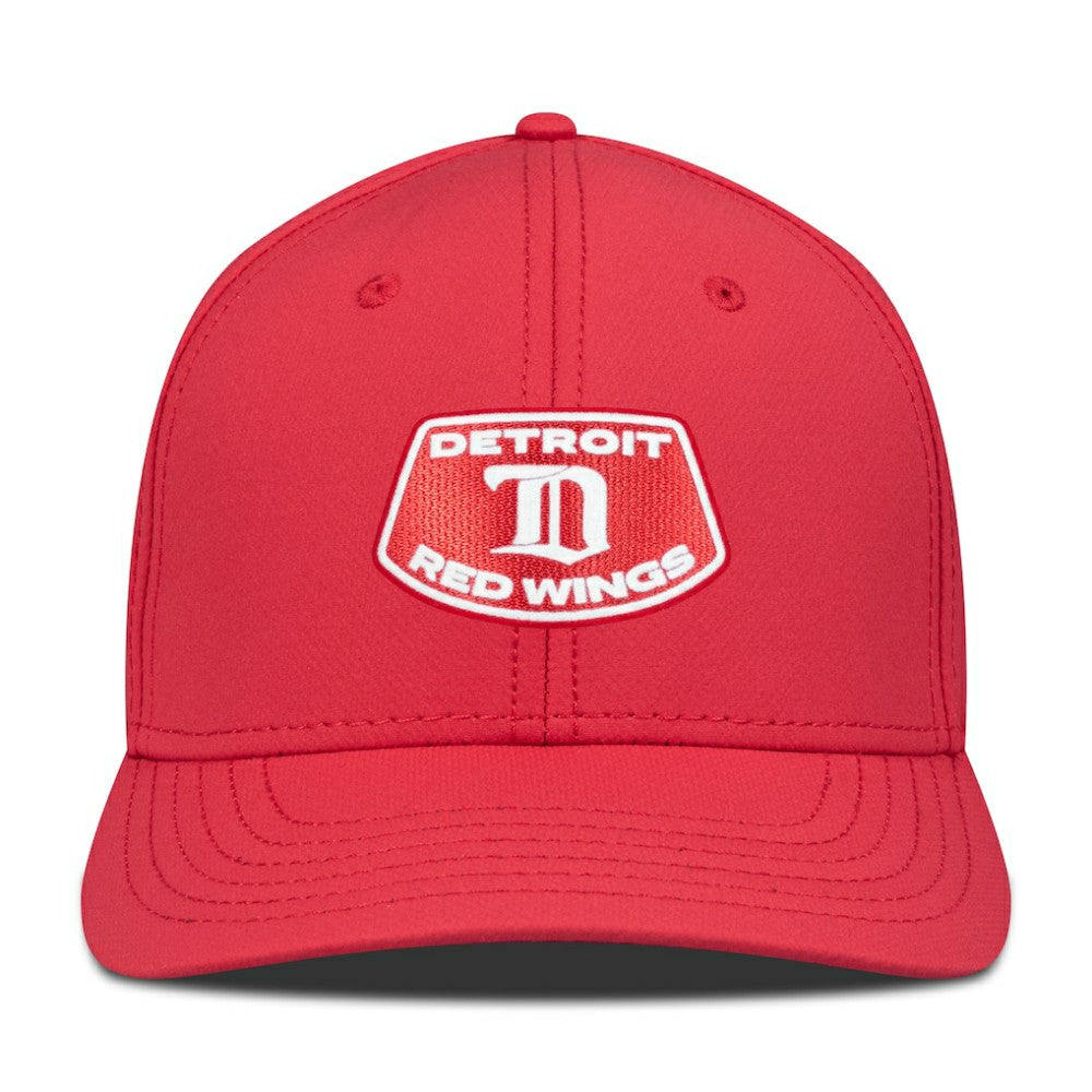 Detroit Red Wings Levelwear Retro Skylight Rise Flex Hat - Red Hats