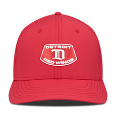 Detroit Red Wings Levelwear Retro Skylight Rise Flex Hat - Red Hats
