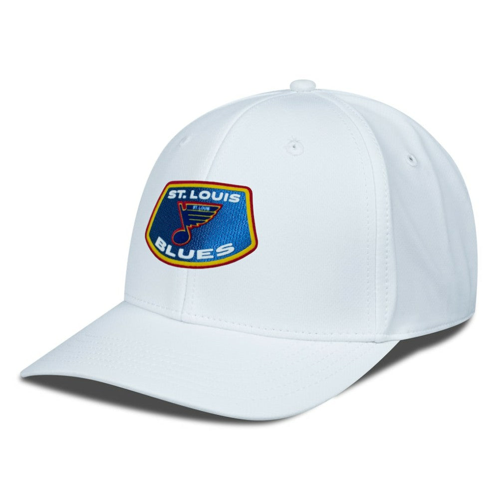 St. Louis Blues Levelwear Retro Skylight Rise Flex Hat - White Hats
