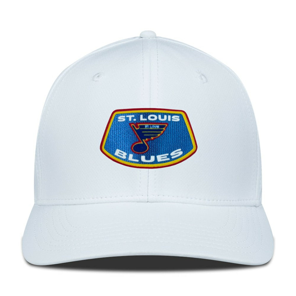 St. Louis Blues Levelwear Retro Skylight Rise Flex Hat - White Hats