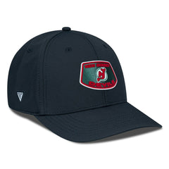New Jersey Devils Levelwear Retro Skylight Rise Flex Hat - Black Jerseys