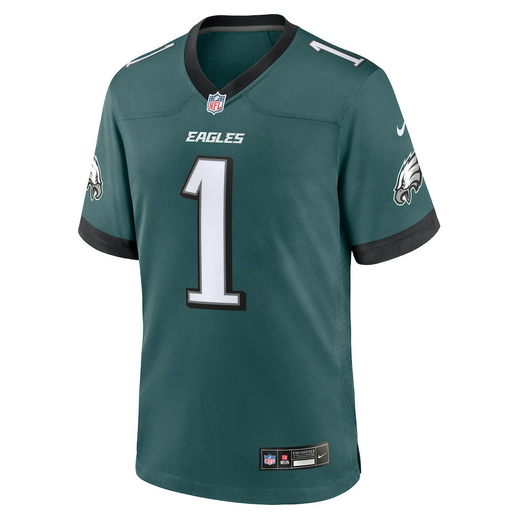 Jalen Hurts Philadelphia Eagles Team Game Jersey - Midnight Green cheap