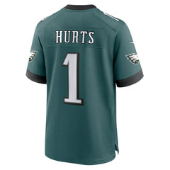 Jalen Hurts Philadelphia Eagles Team Game Jersey - Midnight Green cheap
