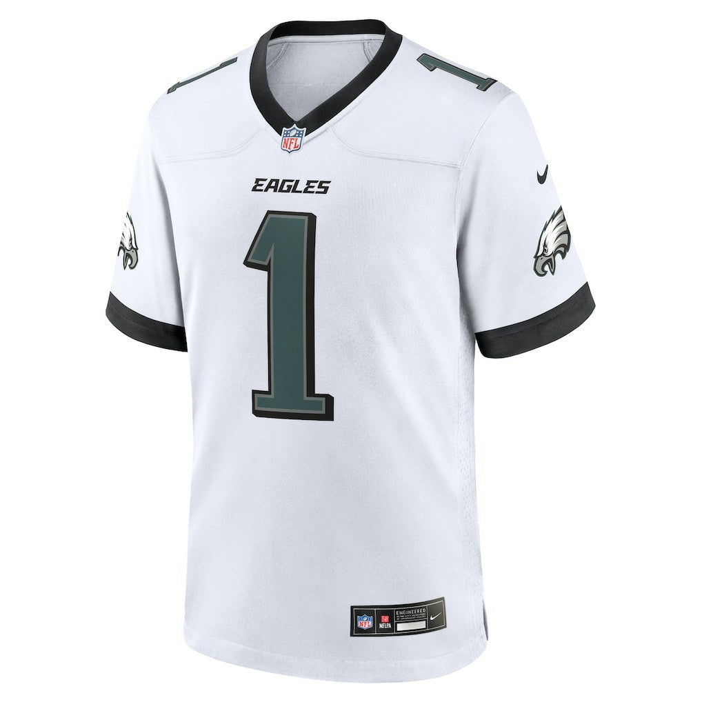 Jalen Hurts Philadelphia Eagles White Game Jersey - White on sale