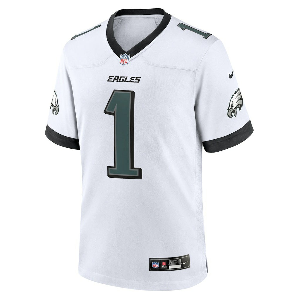 Jalen Hurts Philadelphia Eagles White Game Jersey - White on sale