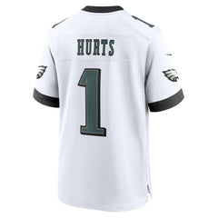 Jalen Hurts Philadelphia Eagles White Game Jersey - White on sale
