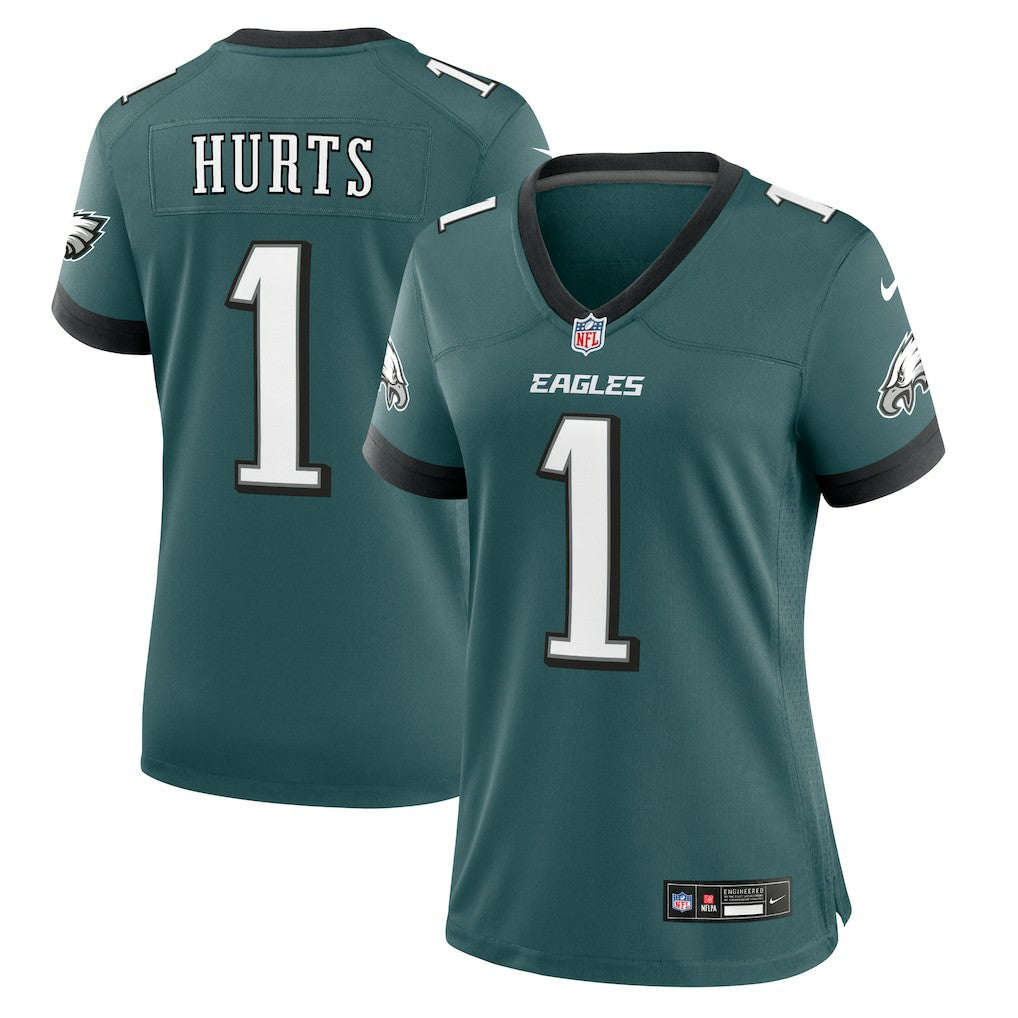 Jalen Hurts Philadelphia Eagles Women's Team Game Jersey - Midnight Green discount