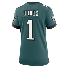 Jalen Hurts Philadelphia Eagles Women's Team Game Jersey - Midnight Green discount