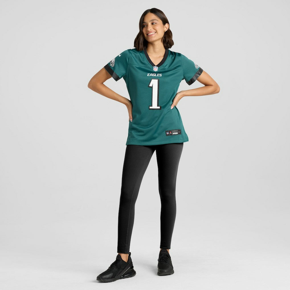 Jalen Hurts Philadelphia Eagles Women's Team Game Jersey - Midnight Green discount
