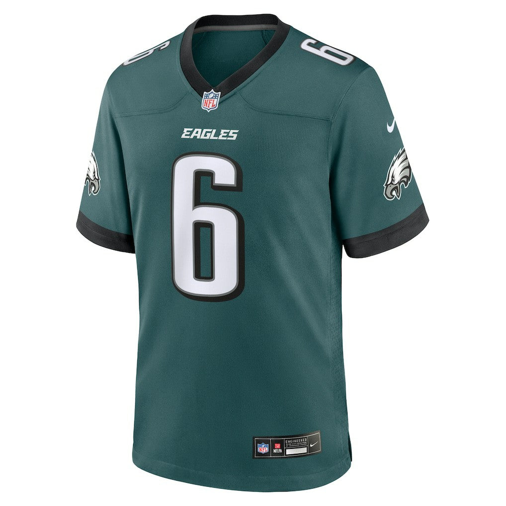 DeVonta Smith Philadelphia Eagles Team Game Jersey - Midnight Green outlet