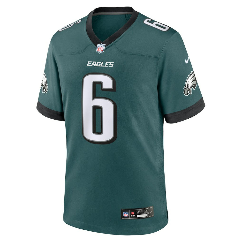 DeVonta Smith Philadelphia Eagles Team Game Jersey - Midnight Green outlet