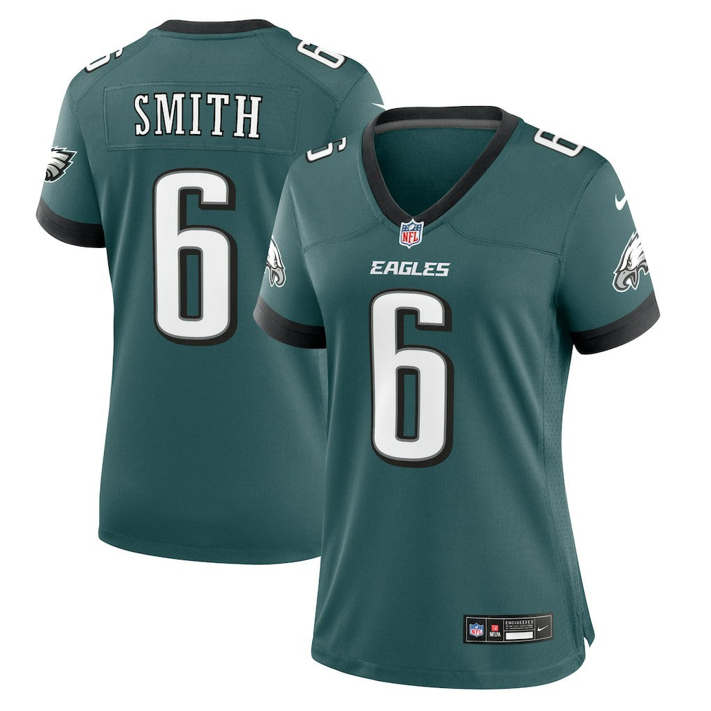 DeVonta Smith Philadelphia Eagles Women's Team Game Jersey - Midnight Green outlet