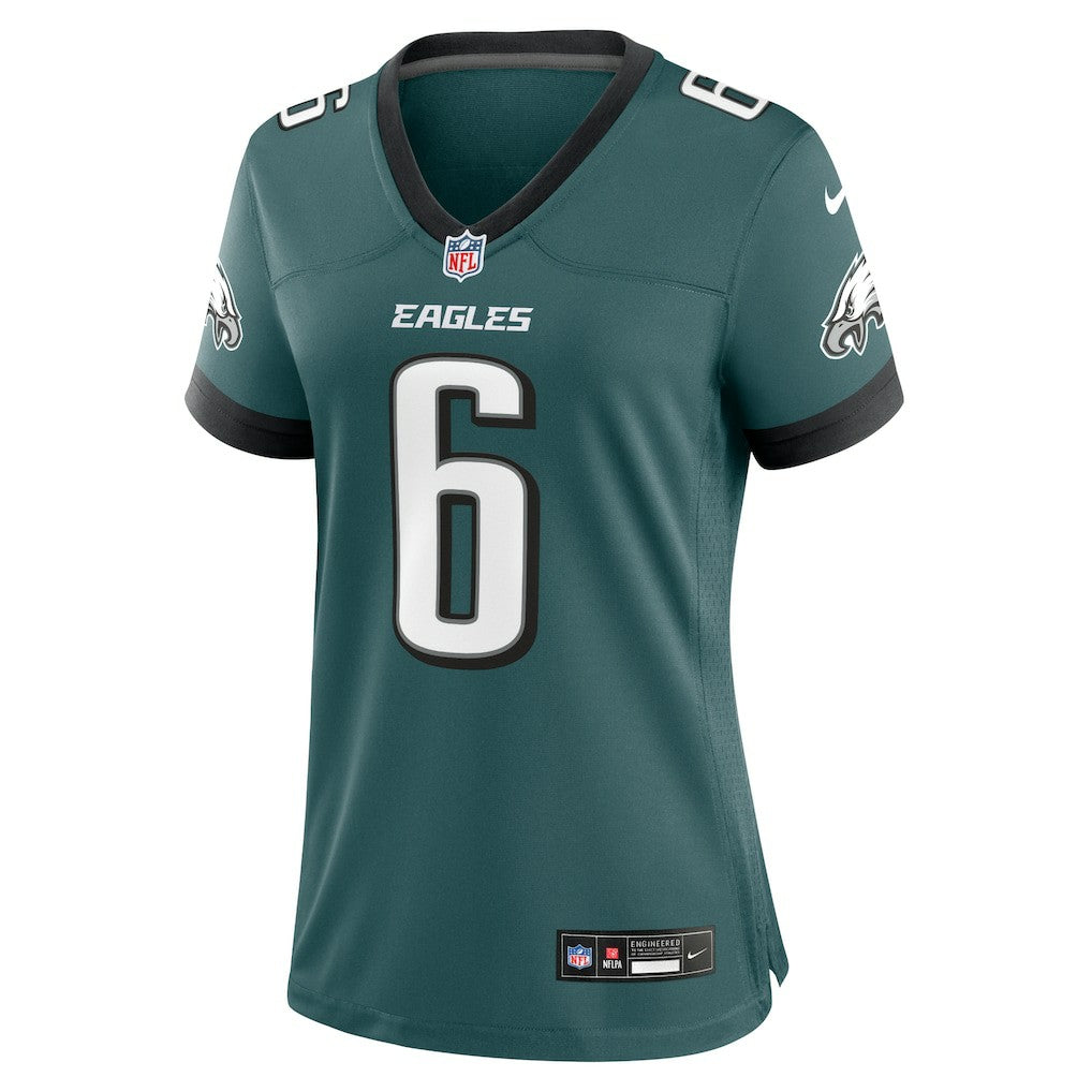 DeVonta Smith Philadelphia Eagles Women's Team Game Jersey - Midnight Green outlet