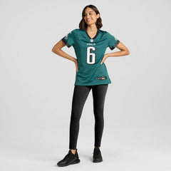 DeVonta Smith Philadelphia Eagles Women's Team Game Jersey - Midnight Green outlet