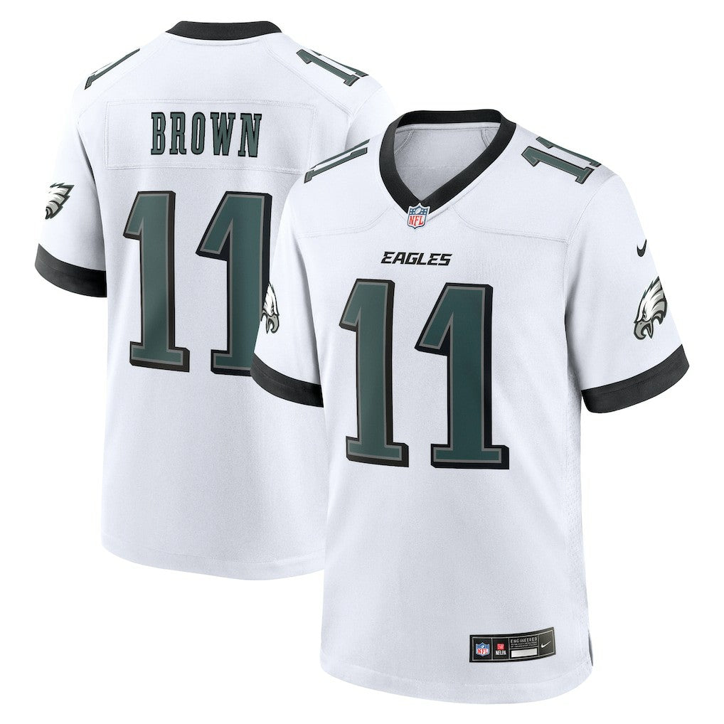 A.J. Brown Philadelphia Eagles White Game Jersey - White on sale