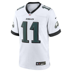 A.J. Brown Philadelphia Eagles White Game Jersey - White on sale