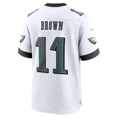 A.J. Brown Philadelphia Eagles White Game Jersey - White on sale