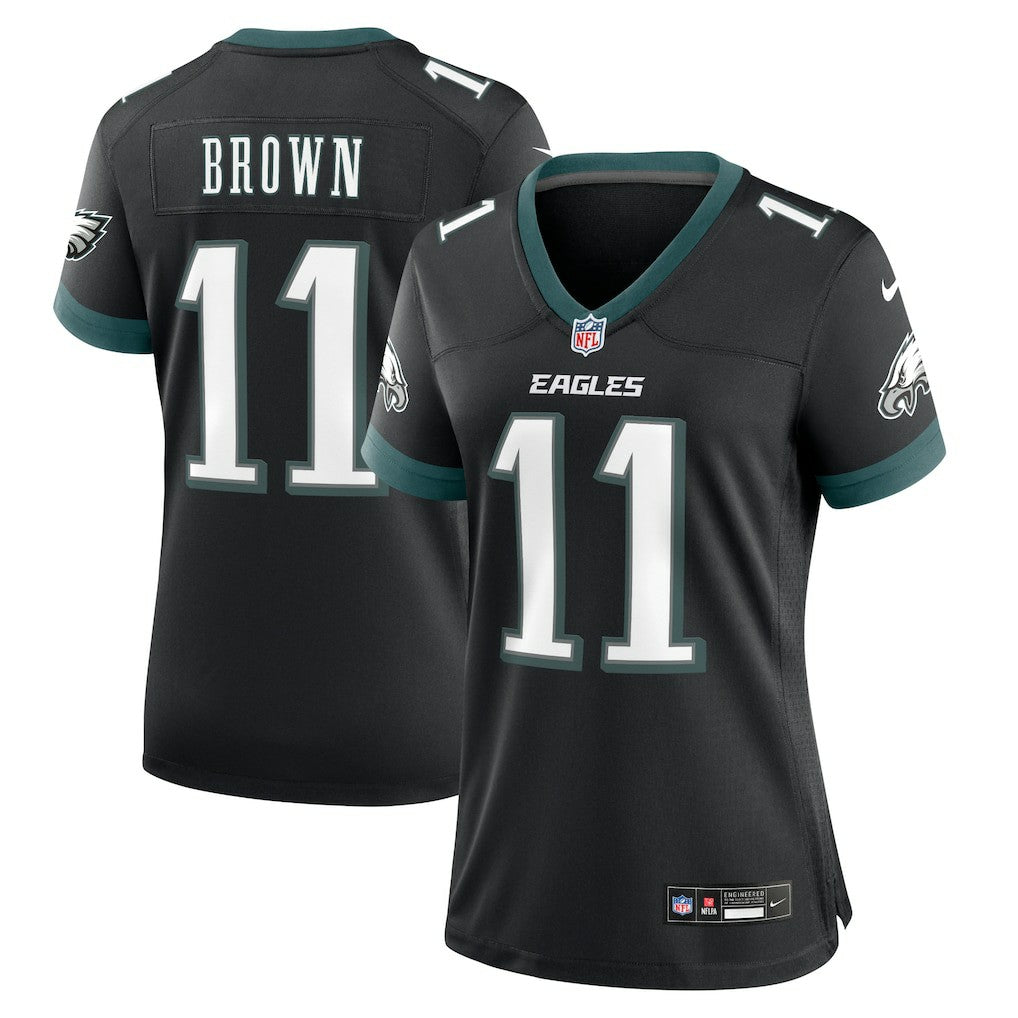 A.J. Brown Philadelphia Eagles Women's Alternate Game Jersey - Black sale