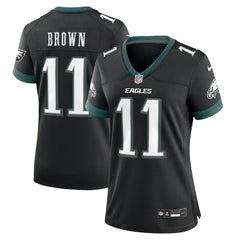 A.J. Brown Philadelphia Eagles Women's Alternate Game Jersey - Black sale