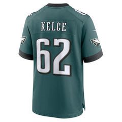 Jason Kelce Philadelphia Eagles Team Game Jersey - Midnight Green online