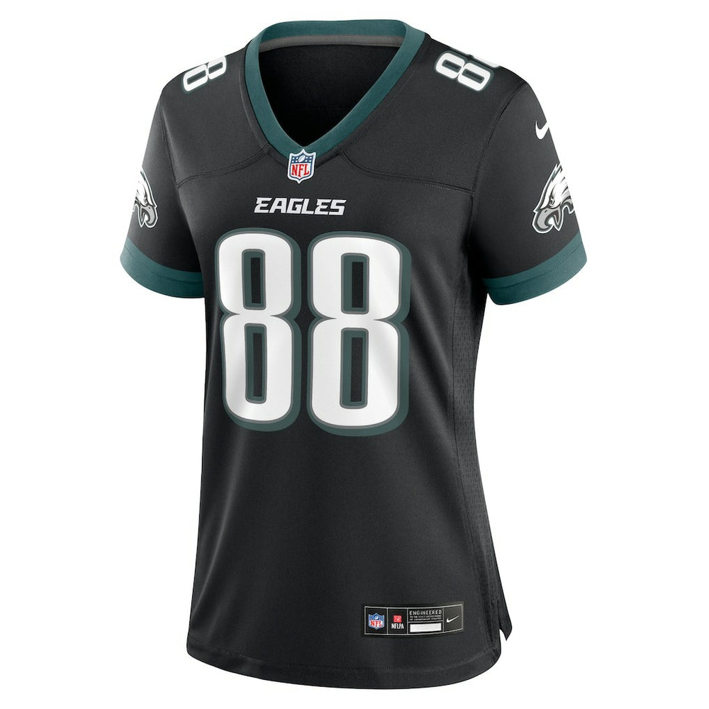 Dallas Goedert Philadelphia Eagles Women's Alternate Game Jersey - Black for sale