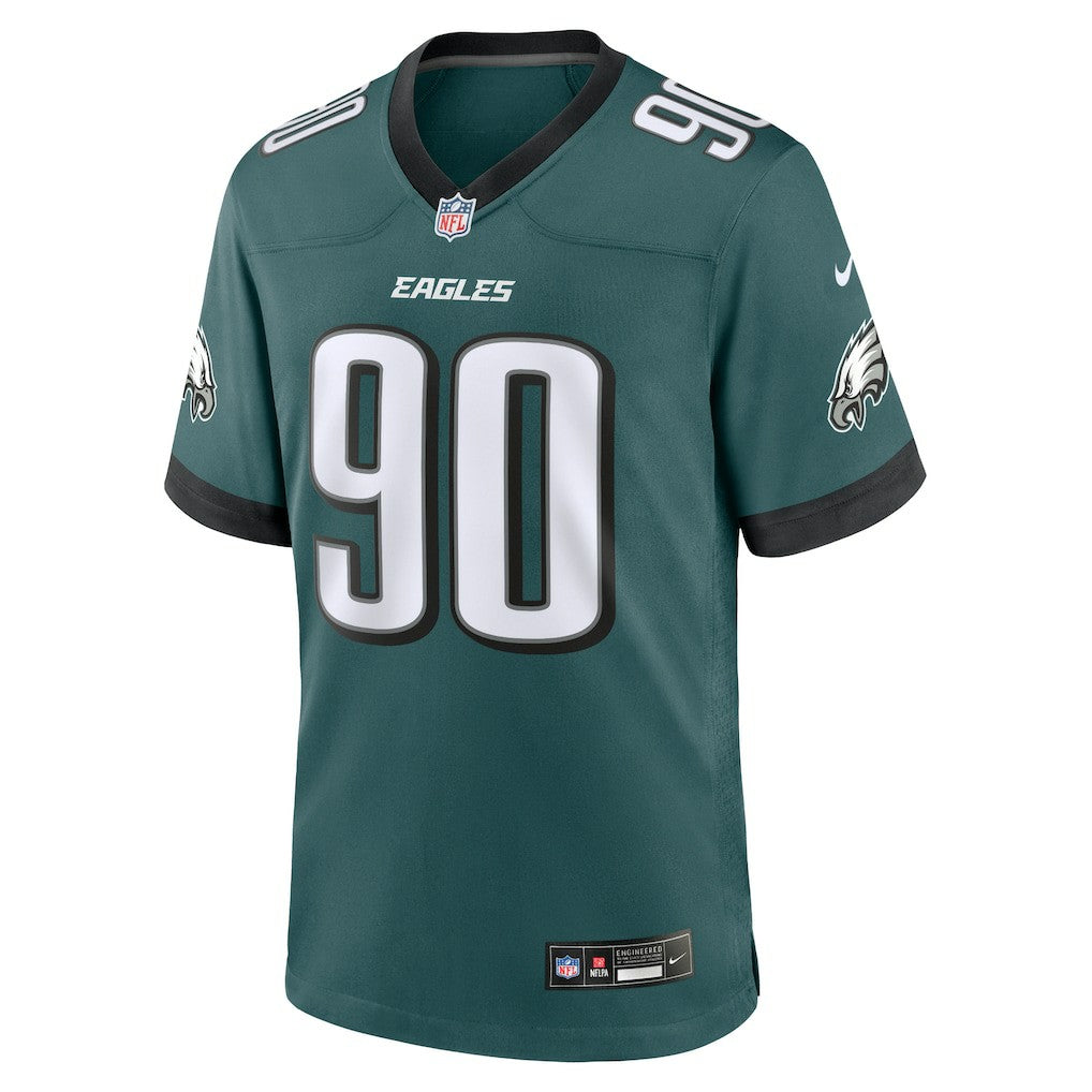 Jordan Davis Philadelphia Eagles Team Game Jersey - Midnight Green cheap