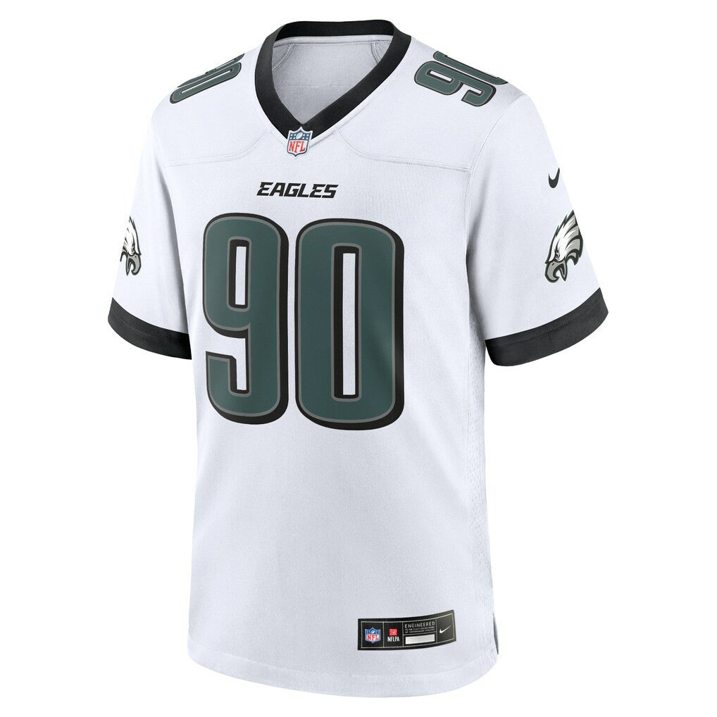 Jordan Davis Philadelphia Eagles White Game Jersey - White cheap