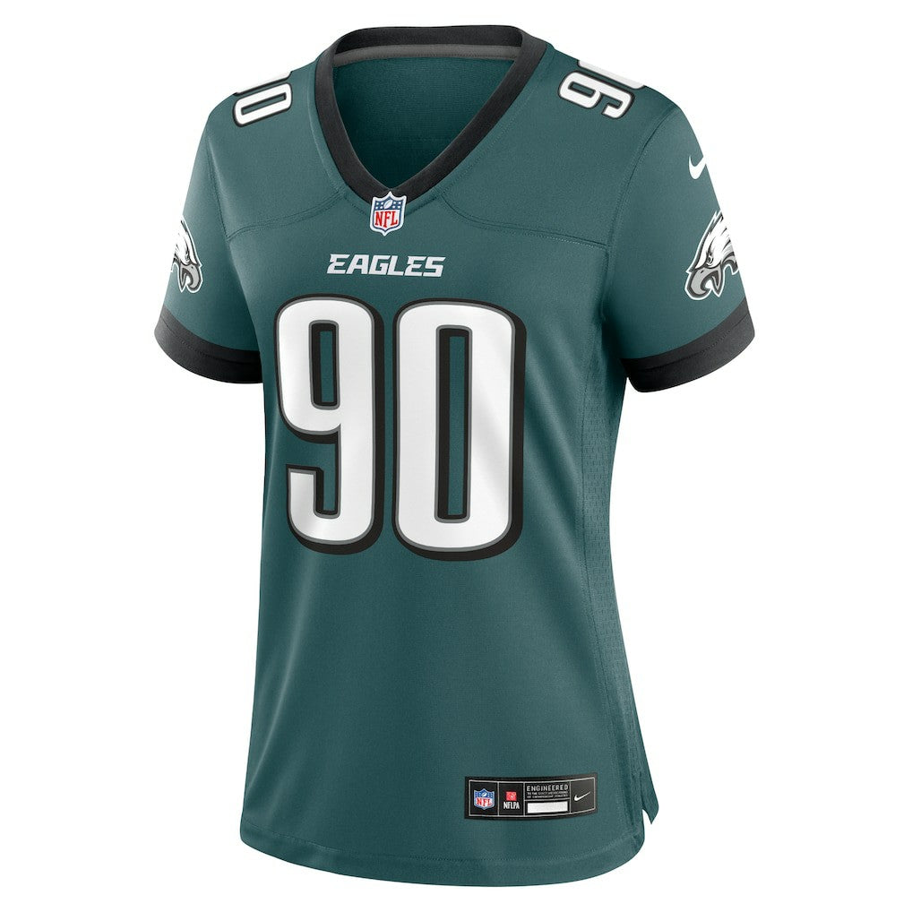 Jordan Davis Philadelphia Eagles Women's Team Game Jersey - Midnight Green outlet
