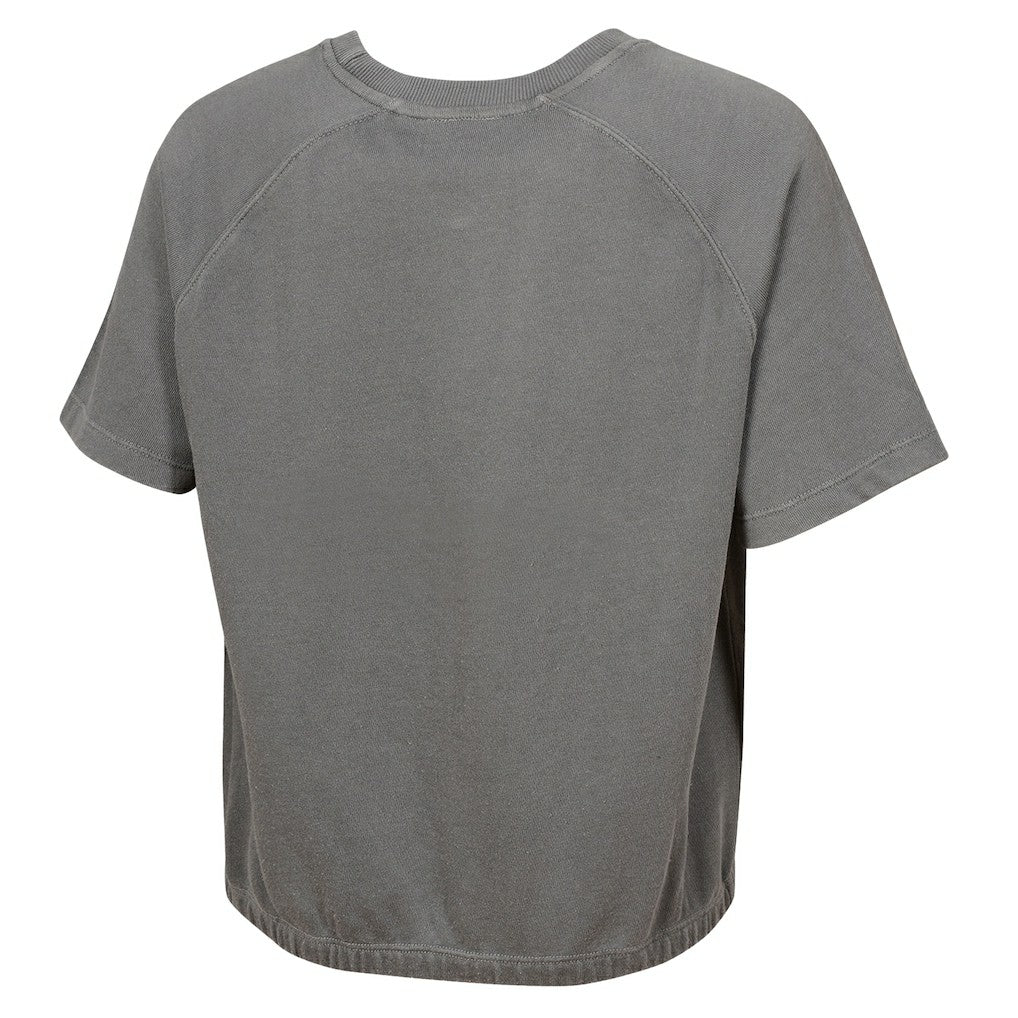 Buffalo Bills Women's Mineral Wash Short Sleeve Top - Gray for sale