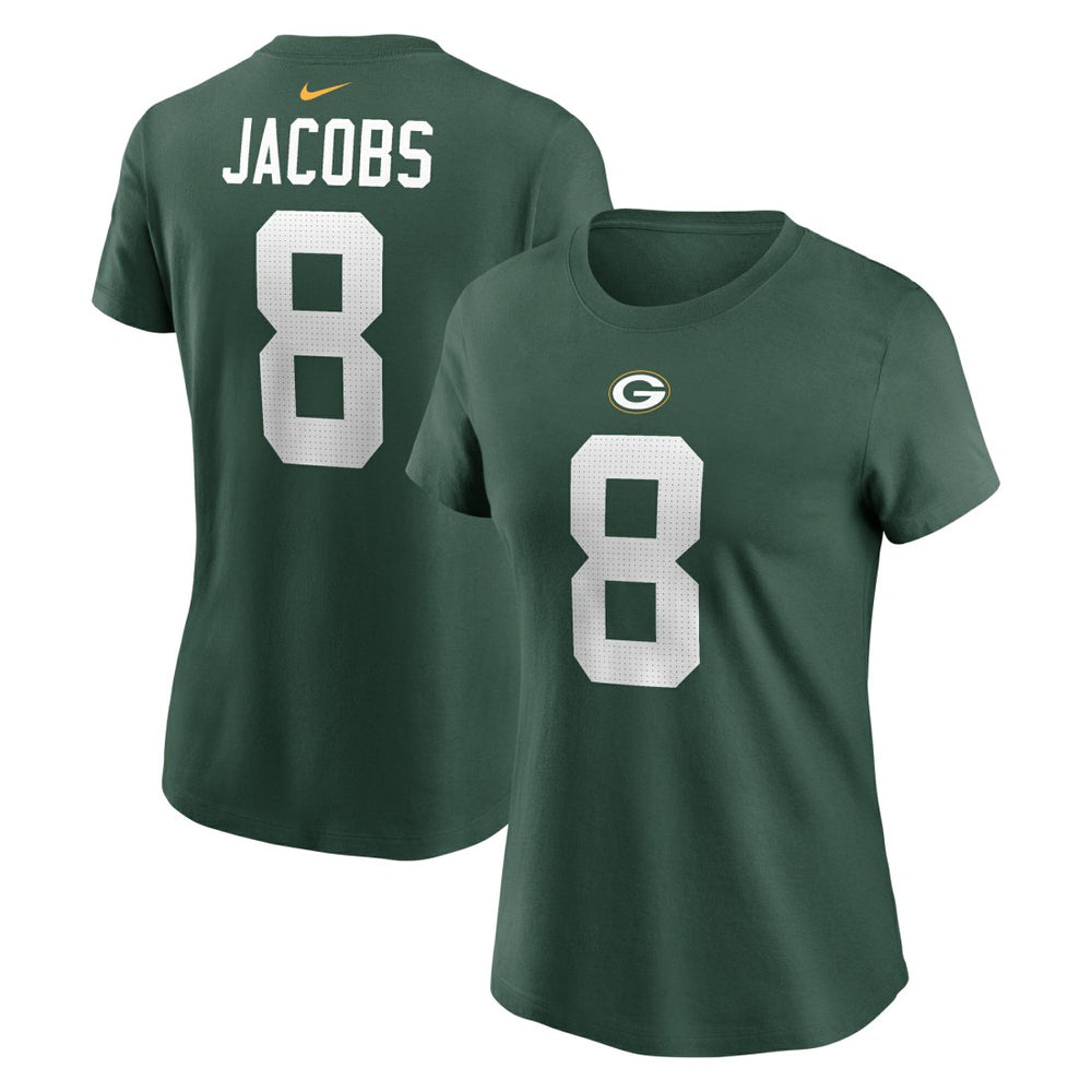 Josh Jacobs Green Bay Packers Women's Player Name & Number T-Shirt - Green online