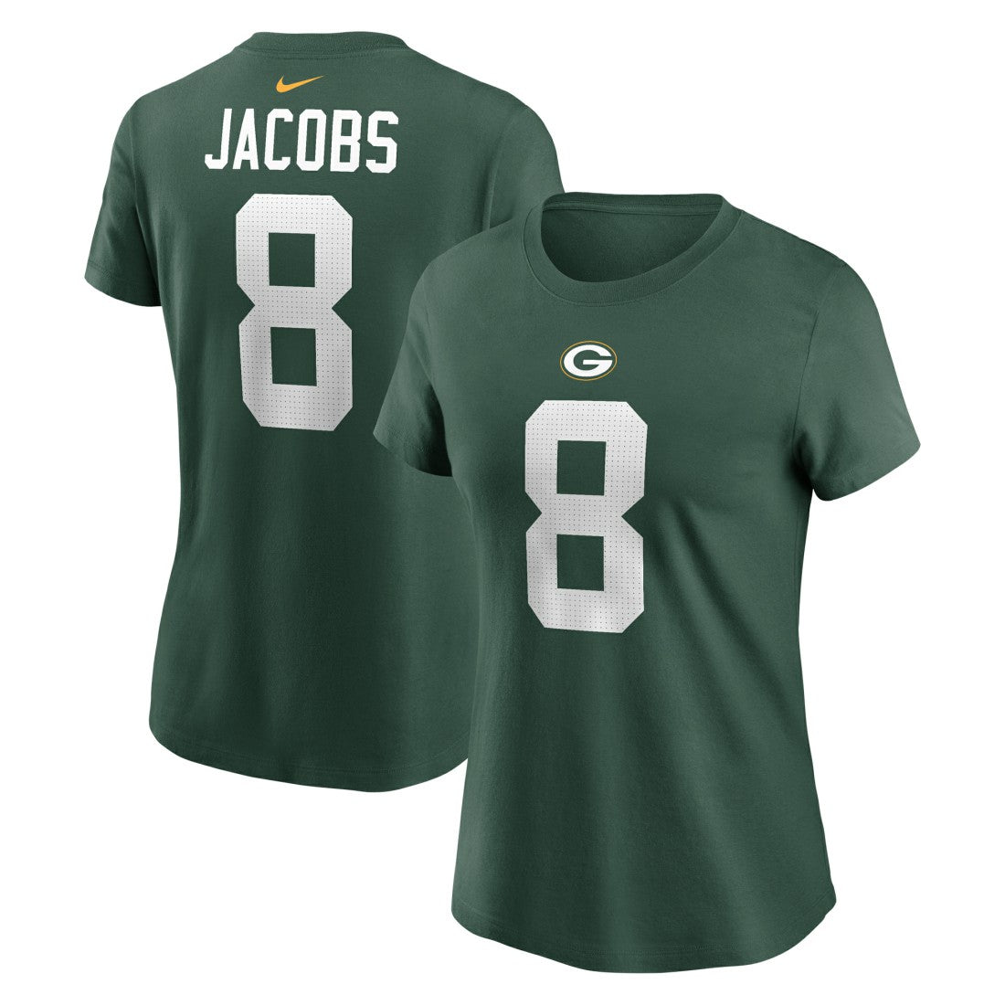 Josh Jacobs Green Bay Packers Women's Player Name & Number T-Shirt - Green online