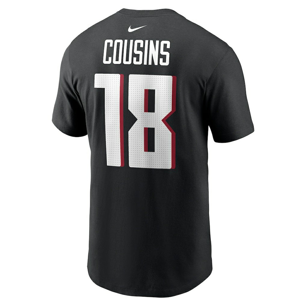 Kirk Cousins Atlanta Falcons Player Name & Number T-Shirt - Black outlet