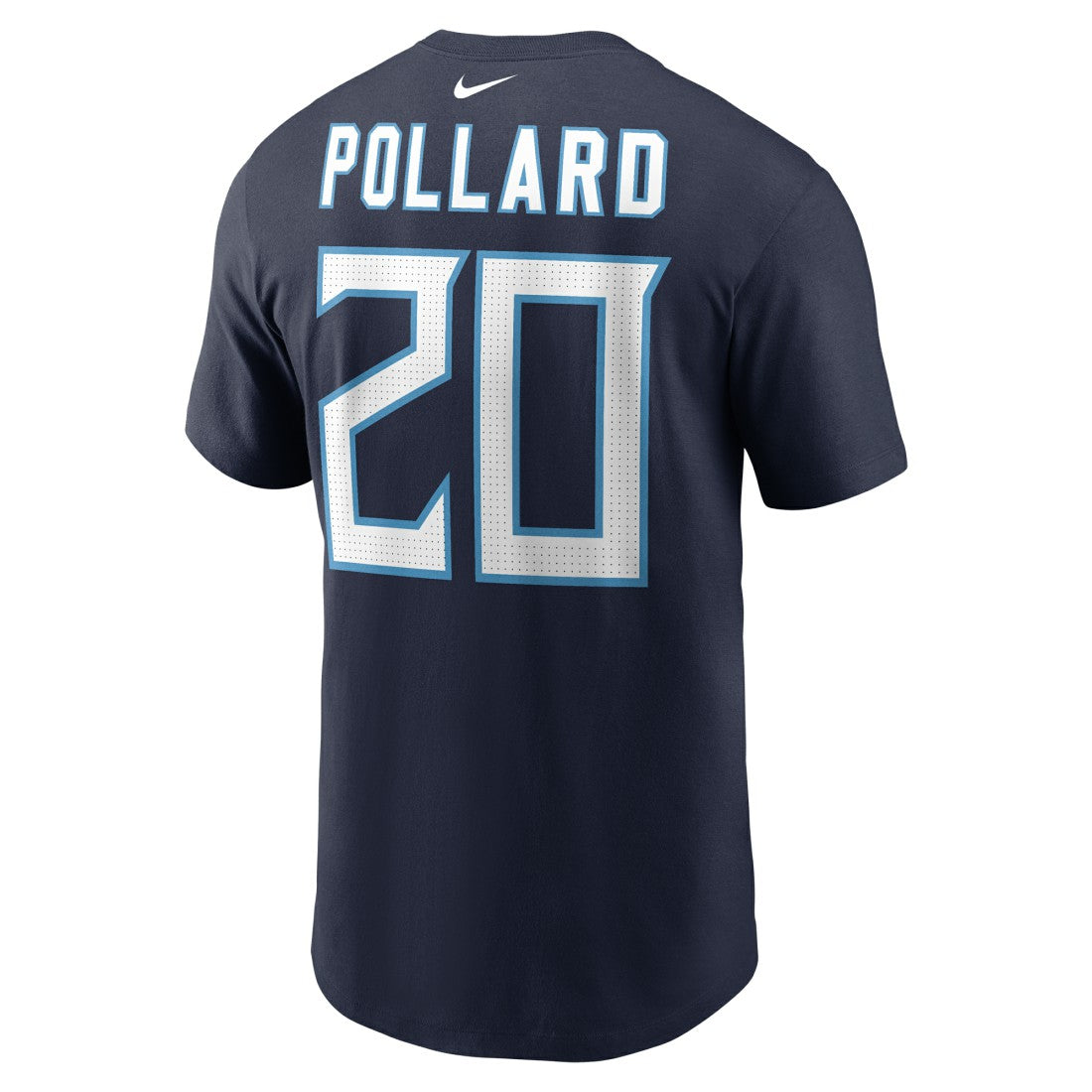 Tony Pollard Tennessee Titans Player Name & Number T-Shirt - Navy for sale