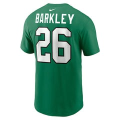 Saquon Barkley Philadelphia Eagles Player Name & Number T-Shirt - Kelly Green online