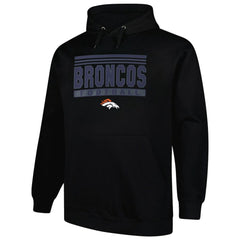 Denver Broncos Big & Tall Pop Pullover Hoodie - Black sale