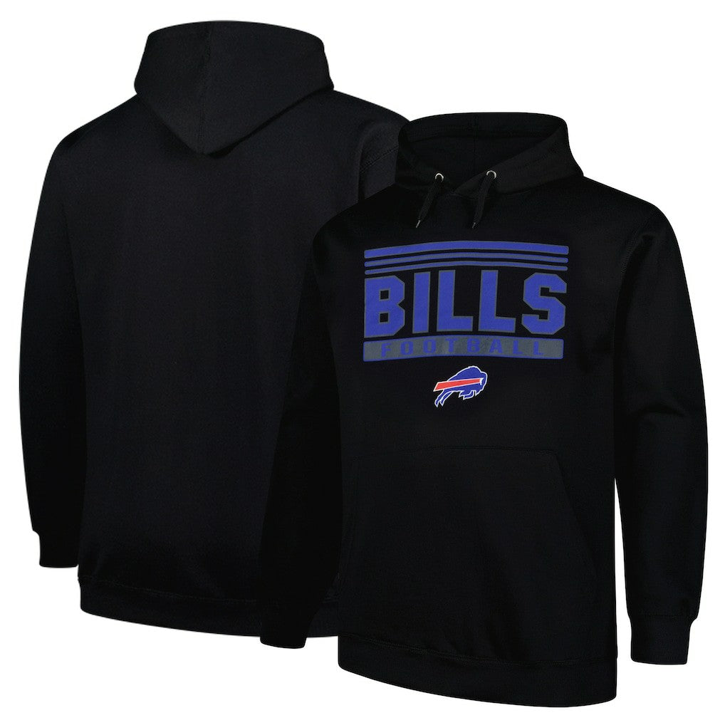 Buffalo Bills Big & Tall Pop Pullover Hoodie - Black online