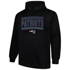 New England Patriots Big & Tall Pop Pullover Hoodie - Black discount