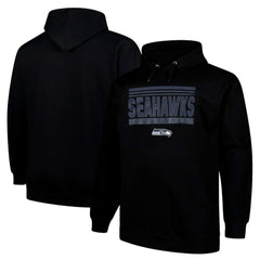 Seattle Seahawks Big & Tall Pop Pullover Hoodie - Black discount