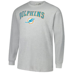 Miami Dolphins Big & Tall Thermal Long Sleeve T-Shirt - Heather Gray sale