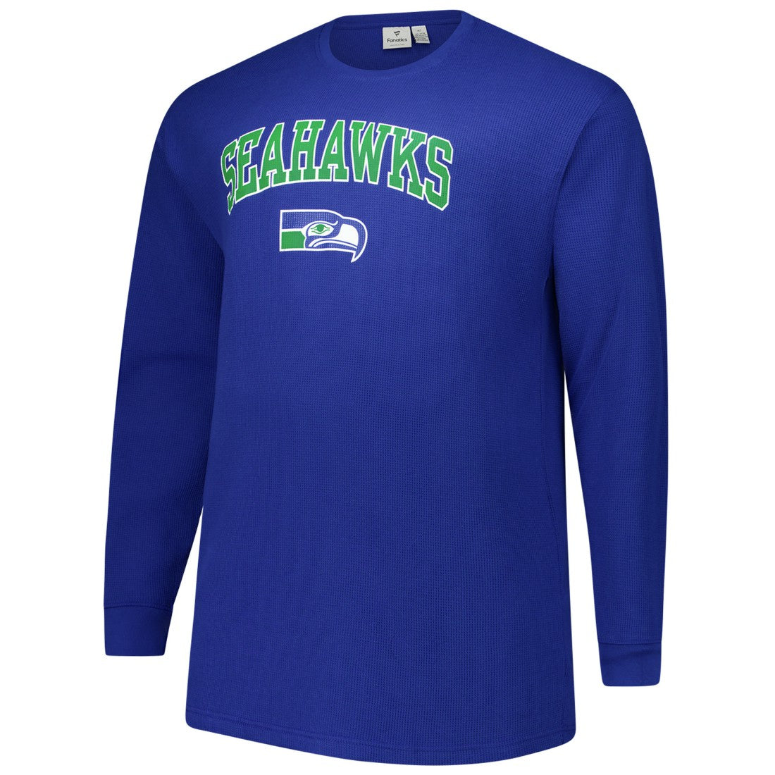Seattle Seahawks Big & Tall Throwback Thermal Long Sleeve T-Shirt - Royal on sale