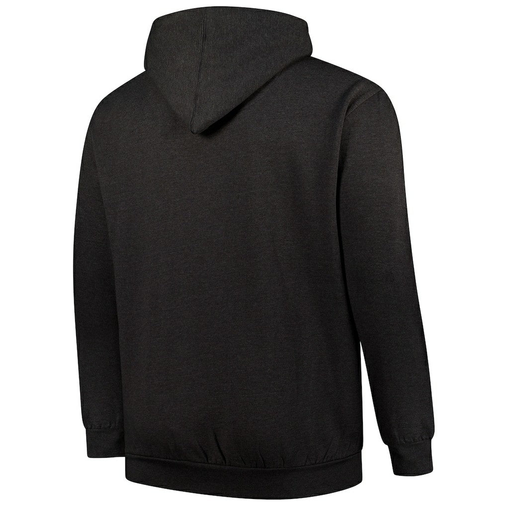 Cleveland Browns Big & Tall Sleeve Hit Full-Zip Hoodie - Heather Charcoal outlet