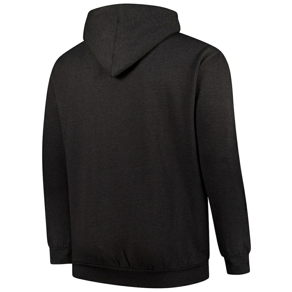 Cleveland Browns Big & Tall Sleeve Hit Full-Zip Hoodie - Heather Charcoal outlet