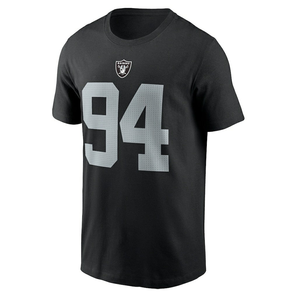 Christian Wilkins Las Vegas Raiders Player Name & Number T-Shirt - Black outlet